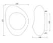 Immagine di Applique Cromo Vetro Decorativo 1xE14 Mabell Maytoni
