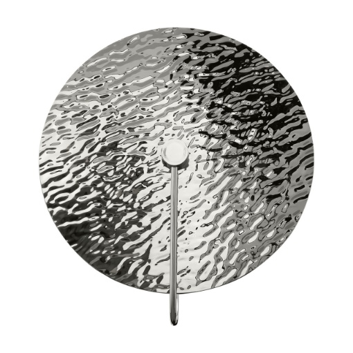 Immagine di Applique Piatto Metallo Martellato Cromo Luce Indiretta Mare Maytoni