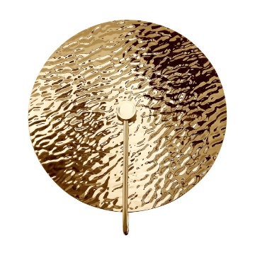 Immagine di Applique Decorativa Oro Rotonda Metallo Martellato Mare Maytoni