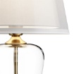 Immagine di Elegante Lume Salotto Classico Ottone Vetro Soffiato Paralume Verre Maytoni