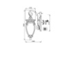 Immagine di Applique Lanterna Da Esterno Fleur Bronzo Antico IP44 Maytoni