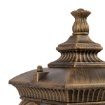 Immagine di Lampioncino Classico Basso 48cm Fleur Oro Nero IP44 Maytoni