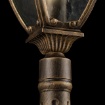 Immagine di Lampioncino Classico Oro Nero Con Vetro 1xE27 Fleur IP44 Maytoni
