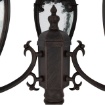 Immagine di Lampione Classico Tre Lanterne Vetro Fleur Bronzo IP44 H239 cm Maytoni