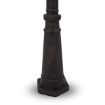 Immagine di Lampione Classico Tre Lanterne Vetro Fleur Bronzo IP44 H239 cm Maytoni
