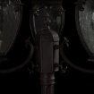 Immagine di Lampione Classico Tre Lanterne Vetro Fleur Bronzo IP44 H239 cm Maytoni