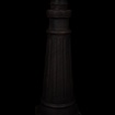 Immagine di Lampione Classico Tre Lanterne Vetro Fleur Bronzo IP44 H239 cm Maytoni
