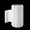 Immagine di Applique Cilindro Rigato Bianco IP54 Rando Maytoni 1xE27