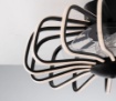 Immagine di Plafoniera Led con Ventilatore Grecale Nero Multifunzione Wifi Intec