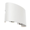 Immagine di Applique da Esterno Stondata Biemissione Led Strato Bianco IP54 Maytoni