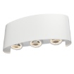 Immagine di Applique Stondata Bianca Esterno Led 3000k Strato Maytoni IP54