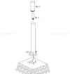 Immagine di Lampioncino Metallo Grigio 80 cm Willis IP54 Maytoni