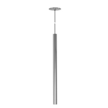 Immagine di Lampadario A Incasso Pendene Cilindro Atmos Slim Cromo Led 6w 45° Luce Regolabile Beneito