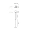 Immagine di Lampadario A Incasso Pendene Cilindro Atmos Slim Cromo Led 6w 45° Luce Regolabile Beneito