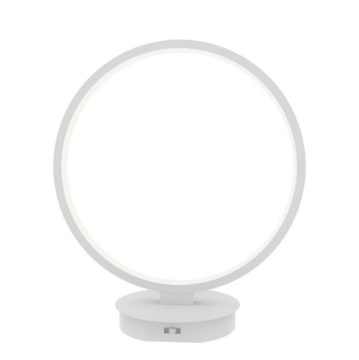 Immagine di Lumetto Comodino Moderno Cerchio Luminoso Luce Led CCT Regolabile