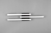 Immagine di Plafoniera Ondulata Nera Route Led 15w 4000k Trio Lighting