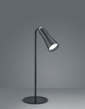 Immagine di Lampada Scrivania Maxi Nero Componibile Led Touch Dimmer Con Batteria Trio Lighting