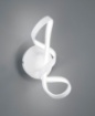 Immagine di Applique Perugia Design Fiocco Bianco Led Interruttore Dimmer 4000k Trio Lighting