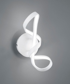 Immagine di Applique Perugia Design Fiocco Bianco Led Interruttore Dimmer 4000k Trio Lighting