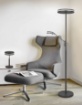 Immagine di Piantana Studio Touch Dimmer Led 2700k 3000k 4000k Spot da Lettura Franklin Antracite Trio Lighting