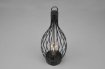 Immagine di Lume Led Solare Ricaricabile Mairana Nero Con Sensore Crepuscolare IP44 Trio Lighting