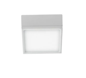 Immagine di Plafoniera Moderna Quadrata Bianca Led 16w 3000k 4000k 11x11 cm