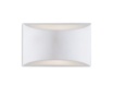 Immagine di Applique Moderna Gesso Bianco Verniciabile Luce Biemissione