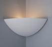 Immagine di Applique Angolare Gesso Bianco Verniciabile Luce Verso Sopra