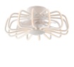 Immagine di Ventilatore Moderno Bianco Con Luce Led CCT 80w Dimmerabile Wifi