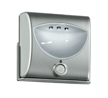 Immagine di Lampada Di Emergenza Led Parete Silver Con Sensore Di Movimento