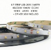 Immagine di Kit Strip Led 2835 Bobina 3 mt 10w/m 48Led/m + Alimentatore DC24V IP20