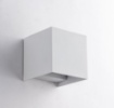 Immagine di Applique Cubo 12 cm Led 20w CCT Bianco IP54 Luce Biemissione Regolabile