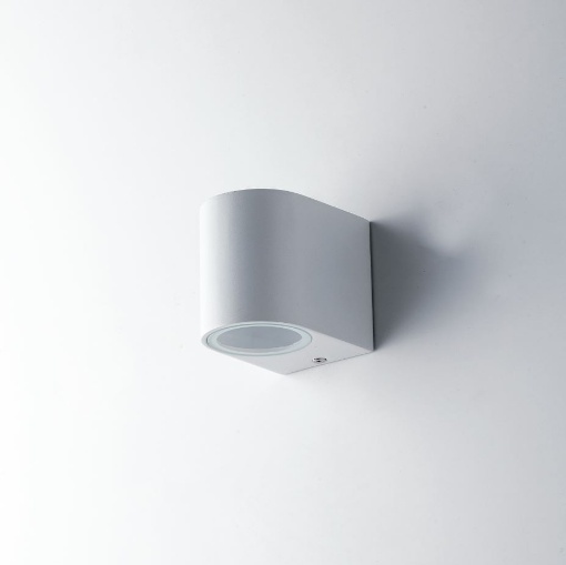 Immagine di Applique Esterno Cilindro Bianco Monoemissione GU10 IP54