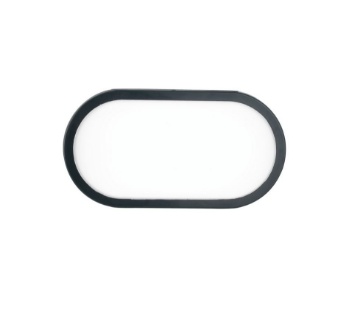 Immagine di Plafoniera Ovale Da Esterno Antracite Led CCT 15w 3000k 4000k