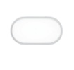 Immagine di Plafoniera Ovale Bianca Per Esterno Led 20w 3000k-4000k IP65