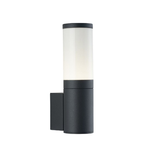 Immagine di Applique Cilindro Antracite Da Esterno Led 13w 4000k IP54