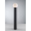 Immagine di Lampioncino Da Esterno Antracite 65 cm Con Sfera Bianca 1xE27 IP54
