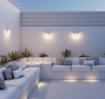Immagine di Applique Rotonda Per Esterni Blis Switch Bianco Led CCT 15w IP65 Beneito