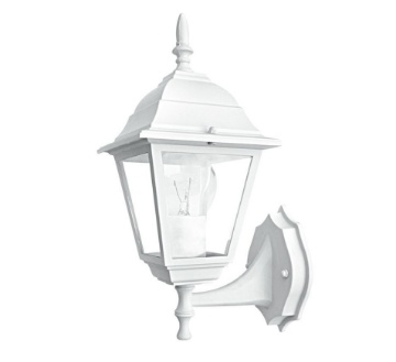 Immagine di Applique Classica Esterna Alluminio Bianco Up IP44