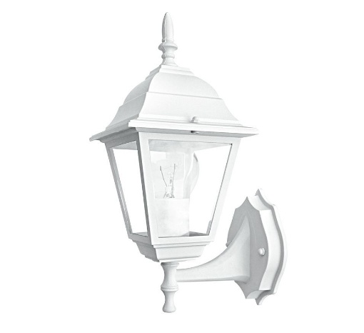 Immagine di Applique Classica Esterna Alluminio Bianco Up IP44