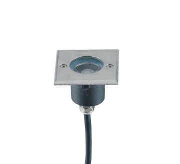 Immagine di Faretto Segnapasso Incasso Calpestabile Led 3w Quadrato 7 cm IP67