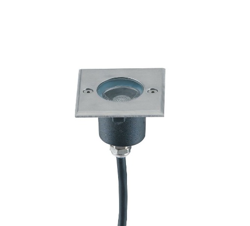 Immagine di Faretto Segnapasso Incasso Calpestabile Led 3w Quadrato 7 cm IP67