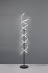 Immagine di Piantana Alluminio Design Moderno Spirale Led Sequence Touch Dimmer Trio Lighting