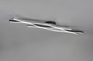 Immagine di Lampada da Soffitto Moderna Design Bacchette Led Blaze Alluminio Dip Switch Dimmer Trio Lighting