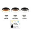 Immagine di Plafoniera Rotonda Nera 45 cm Led CCT 40w Switch IP44