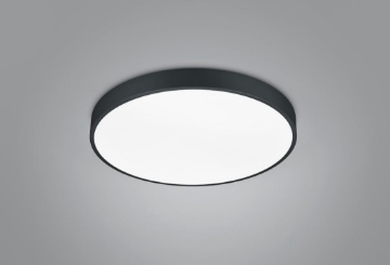 Immagine di Plafoniera Cerchio Nero Led Dip Switch Waco Ø49 cm Trio Lighting