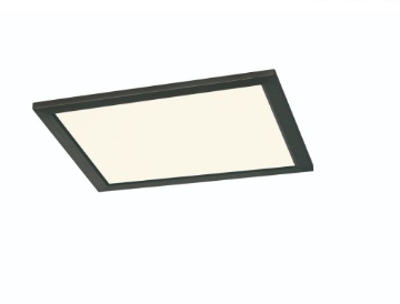 Immagine di Lampada Led Soffitto Parete Quadrata 30x30 cm Phoenix Nero Trio Lighting