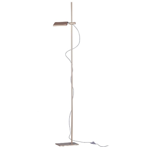 Immagine di Piantana Led Ufficio Luce Orientabile Oro 18w Luce Calda