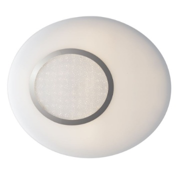 Immagine di Plafoniera Vetro Ovale Led CCT Dimmerabile Con Telecomando 30w