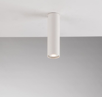 Immagine di Faretto Da Soffitto Cilindro 20 cm Metallo Bianco Led GU10